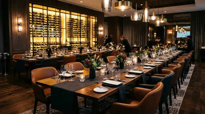 Executive private dining room and full restaurant buyout