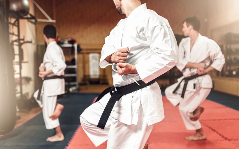 martial arts fighters on workout gym | American National IBJJF Jiu Jitsu Evexia Fit Fest 2021