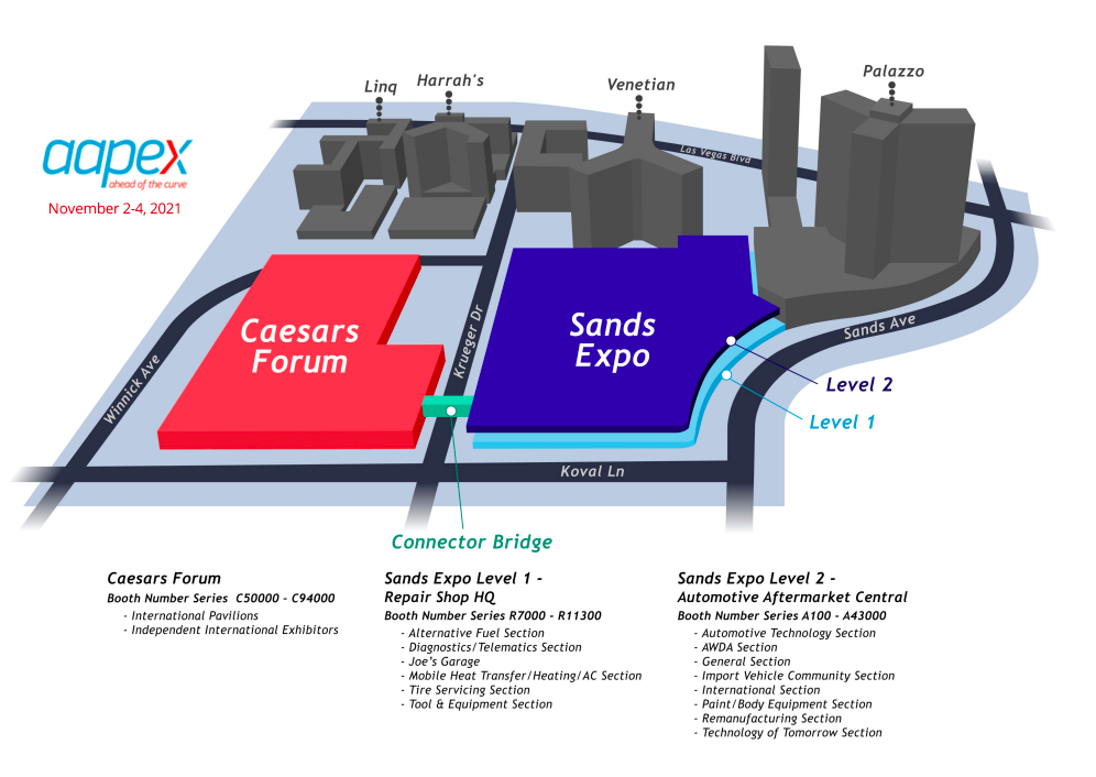Aapex 2021 floor plan